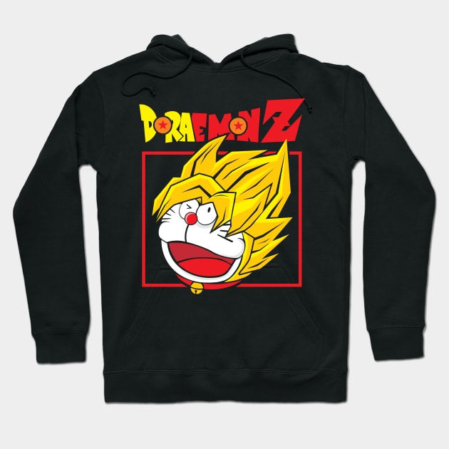 SAIYAN ROBOT CAT! Hoodie by arace